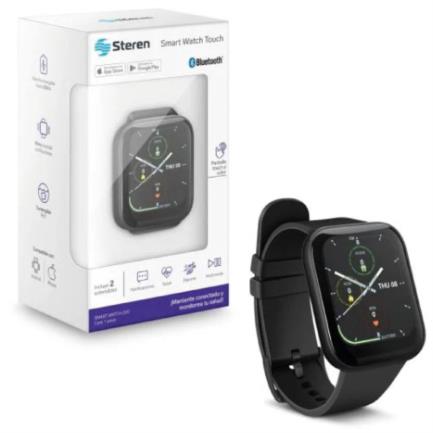 SMART WATCH 200 Smart Watch Steren Fitness Sport Bluetooth IP67 Pantalla Touch de 4.3 cm Color Negro 7506250951077