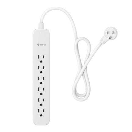 Tira Steren Multicontactos de 6 Salidas 2