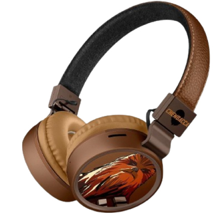 AUDIFONOS BLUETOOTH STEREN CON MP3 SW COLOR CAFE