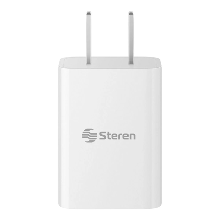 CARGADOR STEREN USB ULTRA COMPACTO DE CASA 1.0 AMP 2