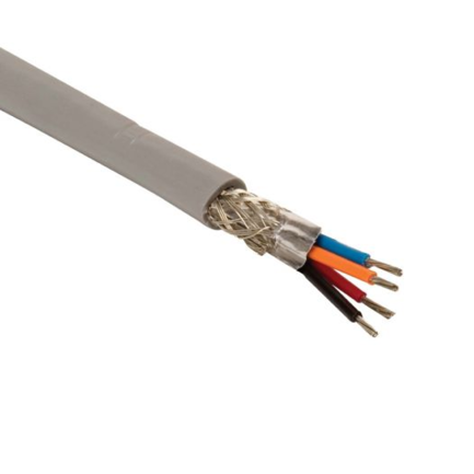 Cable Multiconductor Steren 65% Malla 4 Vias 22 AWG