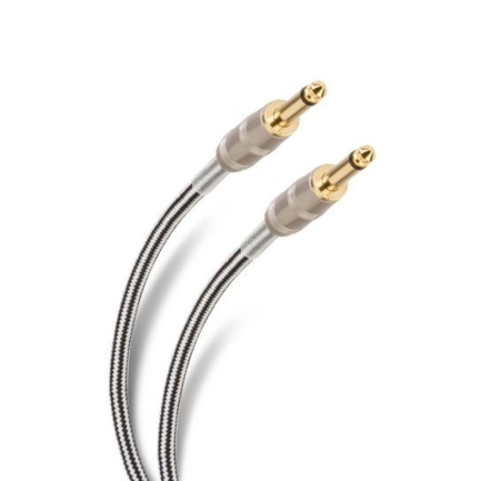 Cable de Audio Steren Plug a Plug 6.3mm 15m Conectores Metálicos con Recubrimiento Dorado