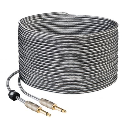 Cable de Audio Steren Plug a Plug 6.3mm 15m Conectores Metálicos con Recubrimiento Dorado 2