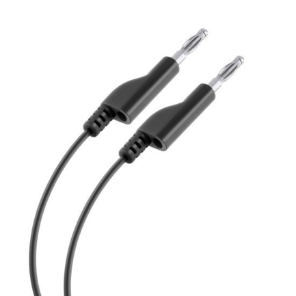 Cable Steren Banana Plug a Bana Plug Negro