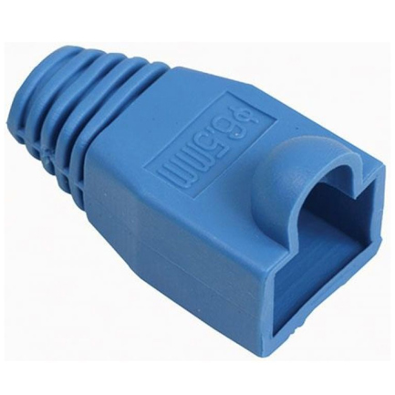 Cubierta Protectora Steren P/Conector RJ45 Azul