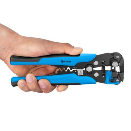 Pinza Steren Peladora de Cables con Crimpadora