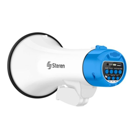 Megáfono Steren de mano con grabador MP3 y Bluetooth