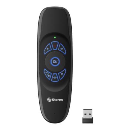 Control Remoto Steren Air Mouse/Teclado Batería Recargable para Smart TV