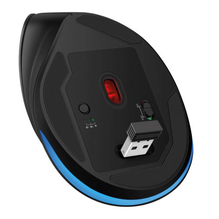 MOUSE STEREN BT + RF ERGONOMICO BAT REC MULTIEQUIPO (MULTIDISPOSITIVO PUEDES MANEJAR 2 DISPOSITIVOS A LA VEZ )