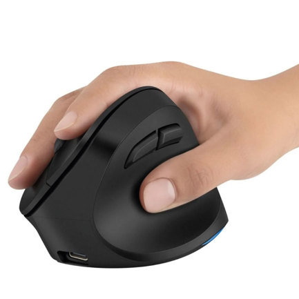 MOUSE STEREN BT + RF ERGONOMICO BAT REC MULTIEQUIPO (MULTIDISPOSITIVO PUEDES MANEJAR 2 DISPOSITIVOS A LA VEZ ) 2