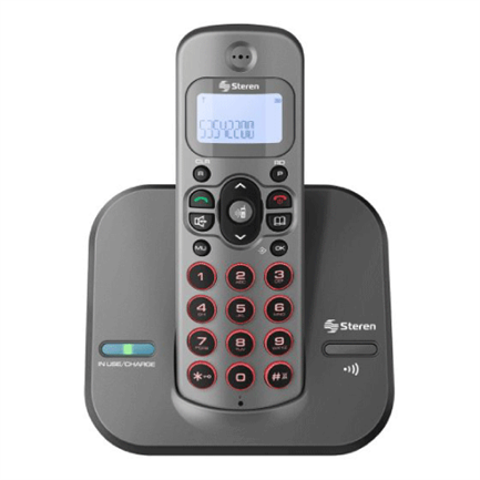 Teléfono inalámbrico steren dect 6.0 identificador de llamadas alcance hasta 25m