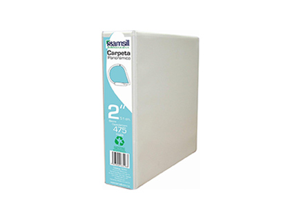 Carpeta Vinil Samsill "D" Blanca 2" P/475 Hjs C/12