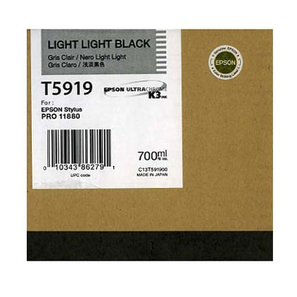 Tinta Epson Stylus Pro 11880 700ml Color Negro Claro