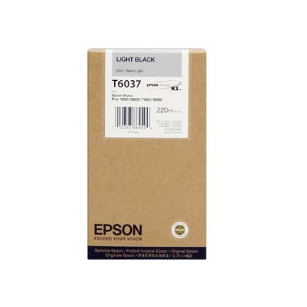 Tinta Epson Stylus Pro 7800/7880/9800/9880 220ml Color Negro Claro 2
