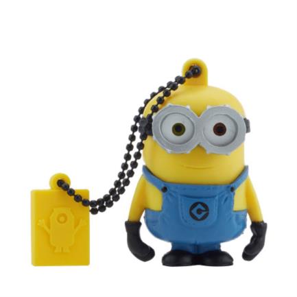 Memoria usb tribe minions bob 16 gb 2.0 color azul-amarillo