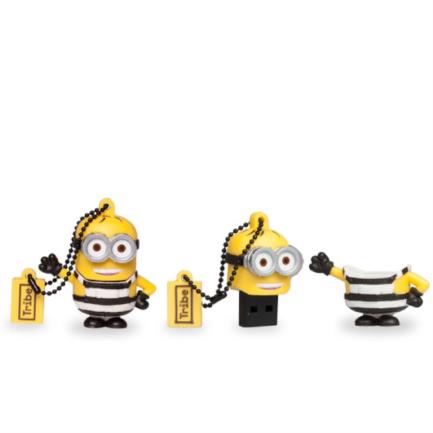 Memoria usb tribe minions phil 16 gb 2.0 color azul-amarillo