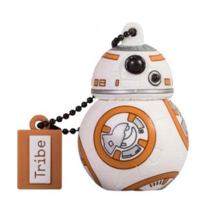 Memoria usb tribe starwars tfa bb-8 8 gb 2.0 color blanco-naranja