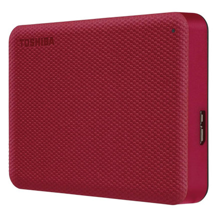 Disco Duro Externo Toshiba Canvio Advance V10 4TB 2.5" USB 3.2 Gen 1 Color Rojo para Windows/Mac