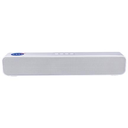Barra de Sonido TechZone NASA NS-SB02C Bluetooth Batería Recargable Color Blanco-Azul