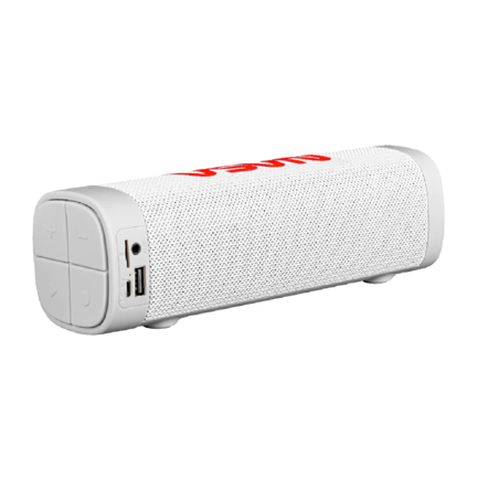 Bocina TechZone Inalambrica Color Blanco con Rojo Nasa Fusion TWS de Soporte