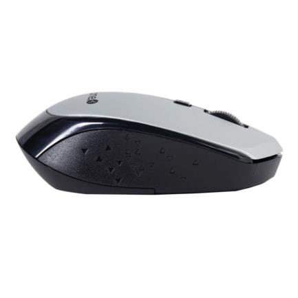Mouse Inalambrico TechZone Optico 800 a 1600 DPI Ajustable 4 Botones Ambidiestro Win/MAC Color Plata 2