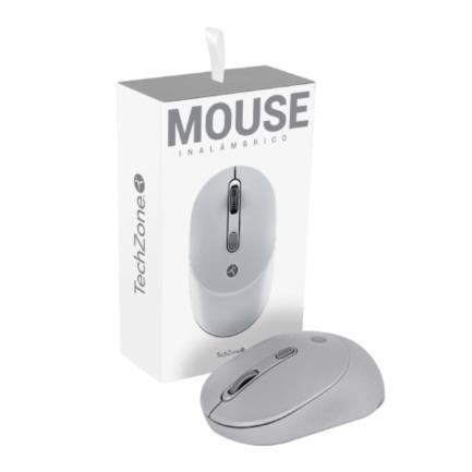 Mouse Inalámbrico TechZone 1600 DPI 4 Botones 2.4GHz 10m Conexión USB Color Gris 2