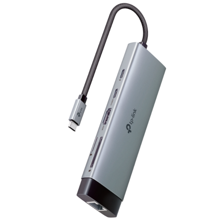 Adaptador TP-Link USB Type-C 9-Port Hub Plug and Play Self-storage for Connector Fast