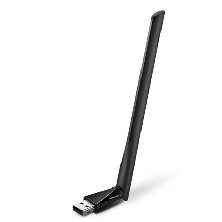 Adapter Mercusys by TP-Link High Gain Wi-Fi USB 400 Mbps at 2 4 GHz 867Mbps at 5GHz 1 High Gain External Antenna
