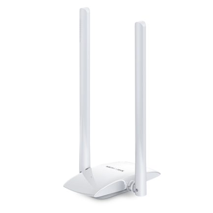 Adapter Mercusys by TP-Link N300 High Gain Wi-Fi USB 300 Mbps at 2 4 GHz 2 High Gain External Antennas