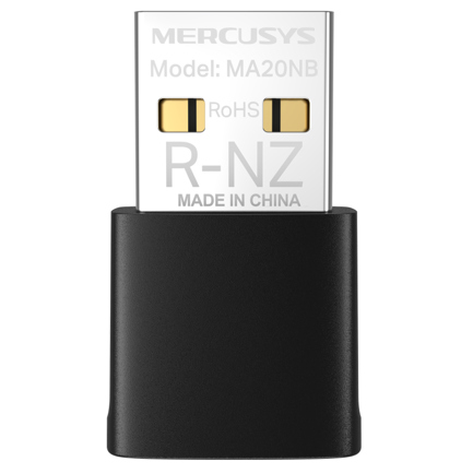 Adaptador Mercusys de TP-Link inalambrico Wi-Fi y Bluetooth 5 0 nano doble banda 433 Mbps 5 GHz 200 Mbps 2 4 GHz AC650