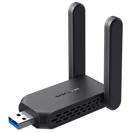 Adaptador Mercusys de TP-Link inalambrico Doble antena 867 Mbps 5 GHz 400Mbps 2 4 GHz MU-MIMO USB 3 0 AC1300