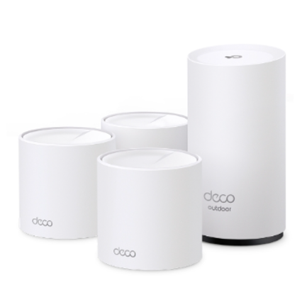 Punto de Acceso TP-Link MU-MIMO Mesh Wi-Fi 6 outdoor-indoor 574 Mbps at 2 4 GHz 2402 Mbps at 5 GHz 4 pack