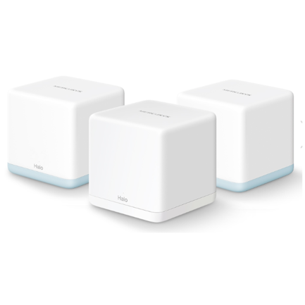 Access Point Mercusys by TP-Link Whole Home Mesh Wi-Fi System 3-pack 1× Halo H30G 2× Halo H30 Ac1200