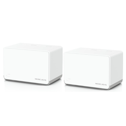 Access Point Mercusys by TP-Link Whole Home Mesh Wi-Fi 6 System 1× Halo H60XR 1× Halo H60XS AX1500 (2 pack)