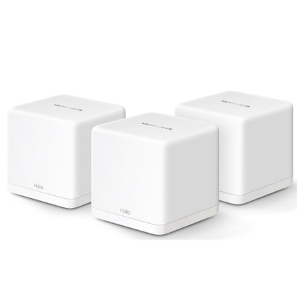Access Point Mercusys by TP-Link Whole Home Mesh Wi-Fi6 System 3-pack 1× Halo H60XR 2× Halo H60XS AX1500