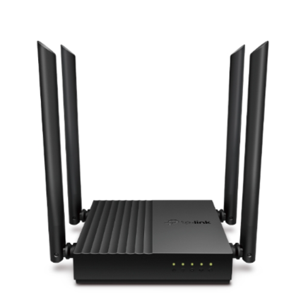 Router Gigabit Tp-link MU-MIMO inalámbrico C1200 867 Mbps en la banda de 5 GHz y 400 Mbps en la banda de 2.4 GHz