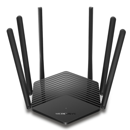 Router Mercusys by TP-Link Dual-Band Wi-Fi Gigabit 600Mbps at 2 4 GHz 1300Mbps at 5GHz 6× Fixed External Antennas AC1900
