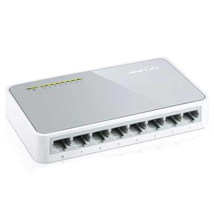 MINI SWITCH DE ESCRITORIO TP-LINK CON 8 PUERTOS FAST ETHERNE