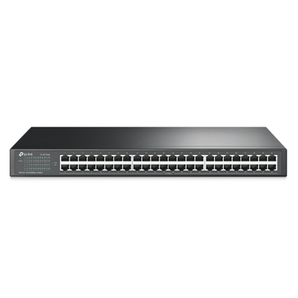 Switch TP-Link 48-Port 10/100 Mbps 48× 10/100 Mbps RJ45 Ports 1U 19-inch Rack-mountable Steel Case
