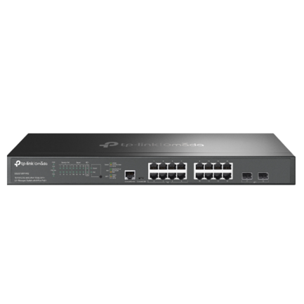 Switch Omada by TP-Link 16-Port 2 5GBASE-T and 2-Port 10GE SFP L2 Managed Switch with 8-Port PoE 8× 2 5G PoE Ports
