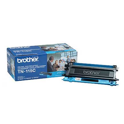 Tóner Brother TN115C Alto Rendimiento 4000 Páginas MFC9000/HL4000 Color Cian 2