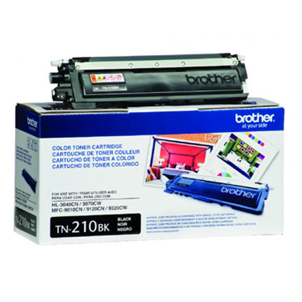 Tóner Brother TN210BK Rendimiento 2200 PáginasTN210BK Color Negro