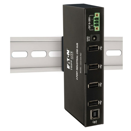 Accesorio Tripp Lite 4-Port Industrial-Grade USB 2.0 Hub - 15 kV ESD Immunity Metal Housing Mountable