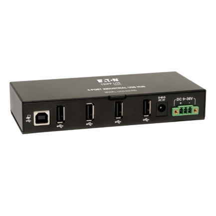 Accesorio Tripp Lite 4-Port Industrial-Grade USB 2.0 Hub - 15 kV ESD Immunity Metal Housing Mountable 2
