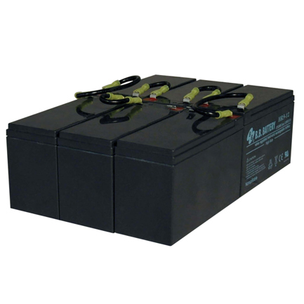 Cartucho de Batería de Reemplazo Tripp Lite RBC96-3U 72VCD 3U 6 baterías para UPS SmartOnline