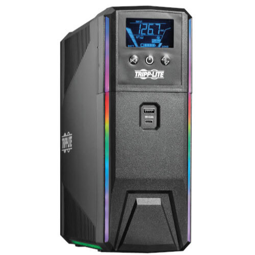 UPS TRIPP LITE para Juegos Onda Sinusoidal Pura de 1000VA 600W 120V LCD AVR Ahorrador de Energia