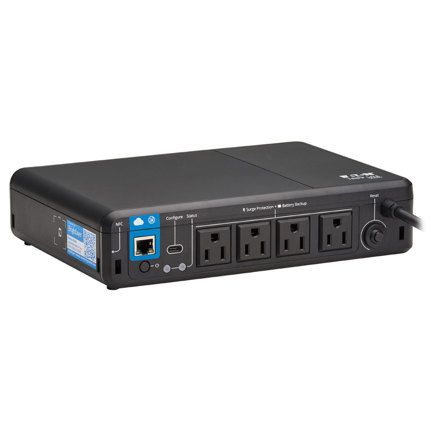 UPS Tripp Lite Series Standby Conectado a la Nube 600VA 300W 120V con Monitoreo Remoto 4Tomas Nema 5-R15 3