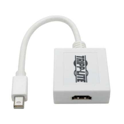 Adaptador Tripp Lite Mini DisplayPort a HDMI M-M 15.2cm Color Blanco