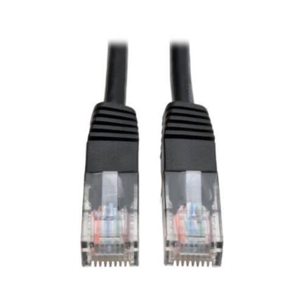 CABLE PATCH TRIPP-LITE MOLDEADO CAT5E NEGRO DE 350MHZ (RJ45