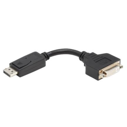 Adaptador Tripp Lite Cable DisplayPort a DVI Convertidor DP-M a DVI-I-F 15.2cm Color Negro 2